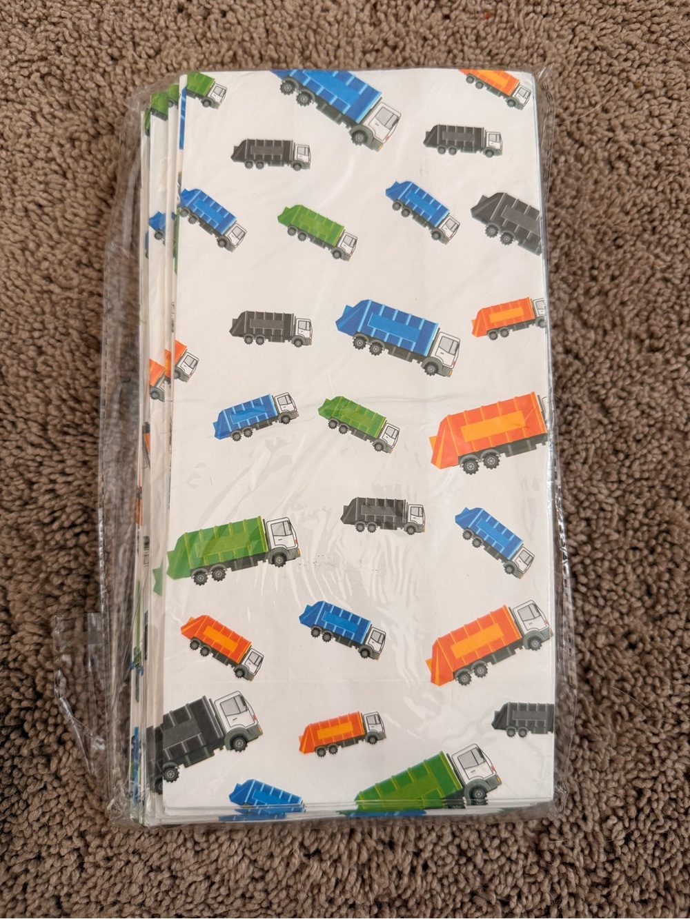 Garbage Truck Party Favor Bags – New – Set of 12